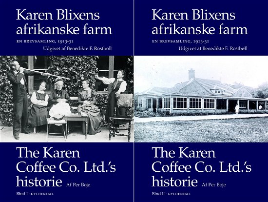 Cover for Aage Westenholz; Karen Blixen · Karen Blixens afrikanske farm. En brevsamling 1913-31. Udgivet af Benedikte F. Rostbøll 1-2 (Bound Book) [1e uitgave] (2018)