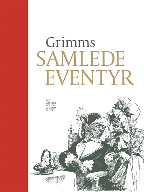 Cover for J. L. K. Grimm · Brødrene Grimm: Grimms samlede eventyr (Inbunden Bok) [3:e utgåva] [Rød indbinding] (2011)