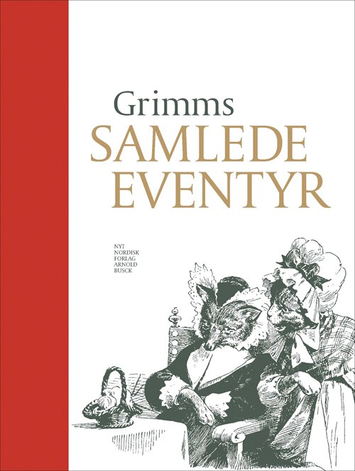 Cover for J. L. K. Grimm · Brødrene Grimm: Grimms samlede eventyr (Bound Book) [3e édition] [Rød indbinding] (2011)