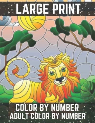 Large Print Color By Number Adult Color By Number - David Johnson - Książki - Independently Published - 9798684509117 - 9 września 2020