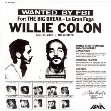 Cover for Willie Colon · La Gran Fuga) (LP) [Reissue edition] (2018)