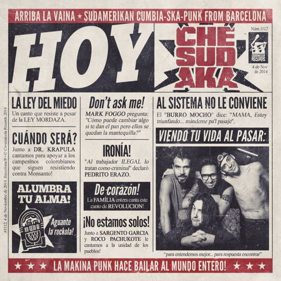 Hoy - Che Sudaka - Muzyka - CAVERNICOLA - 0701722722118 - 30 października 2014