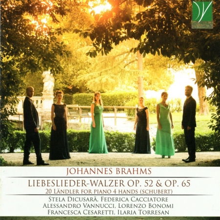 Cover for Brahms / Dicusara / Cacciatore / Vannucci / Bonomi · Brahms: Liebeslieder-walzer Op 52 &amp; Op 65-20 (CD) (2019)