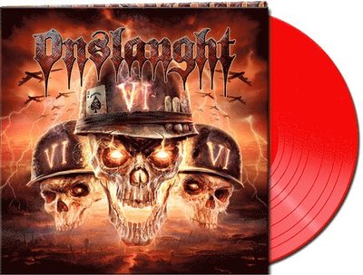 Cover for Onslaught · Vi (Red Vinyl) (LP) [Red edition] (2022)