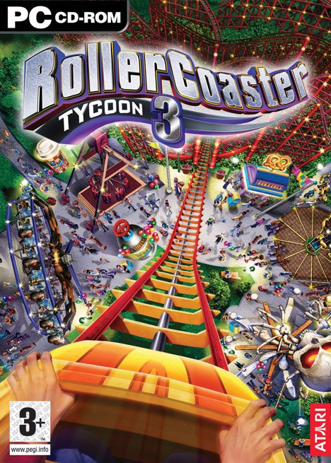 Cover for Spil-pc · Rollercoaster Tycoon 3 (-) (PC) (2009)