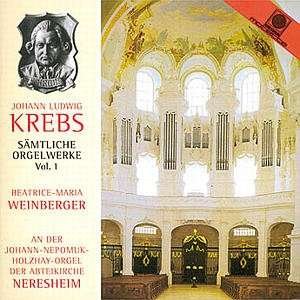 Samtliche Orgelwerke 1 - J.L. Krebs - Musiikki - MOTETTE - 4008950127118 - tiistai 1. lokakuuta 2013