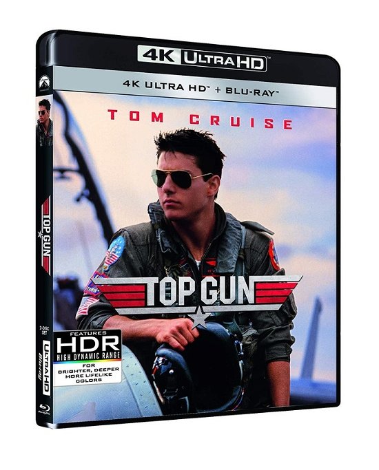 Top Gun (Blu-ray+blu-ray Ultrahd 4k) - Tom Cruise,anthony Edwards,harold Faltermeyer,michael Ironside,val Kilmer,kelly Mcgillis,tim Robbins,meg Ryan - Film - PARAMOUNT - 4020628794118 - 9. april 2021
