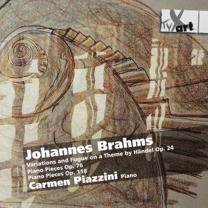 Cover for Brahms / Piazzini · Variations &amp; Fugue on a Theme by Haendel Op 24 (CD) (2013)