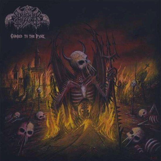 Cover for Slaughter Messiah · Cursed to the Pyre (LP) [Coloured edition] (2020)
