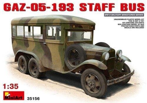 Cover for Miniart · Gaz-05-193 Staff Bus (Toys)