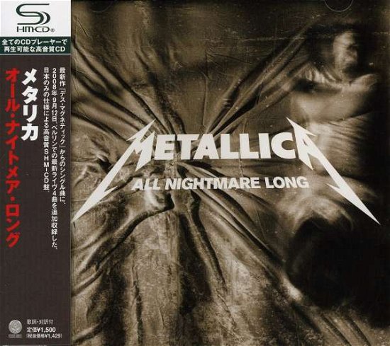 Cover for Metallica · Shm-All Nightmare Long (SHM-CD) (2008)