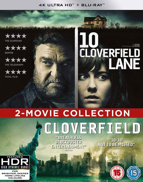Cover for Cloverfield  10 Clov Lane Uhd BD · 10 Cloverfield Lane/ Cloverfield - 4K UHD (4K Ultra HD) (2018)