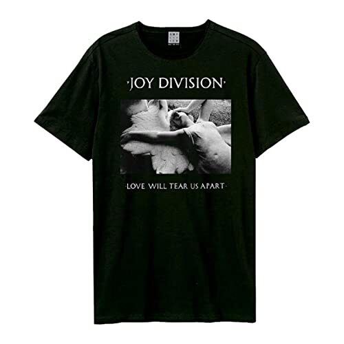 Joy Division - Love Will Tear Us Apart Amplified X Large Vintage Black T Shirt - Joy Division - Produtos - AMPLIFIED - 5054488688118 - 