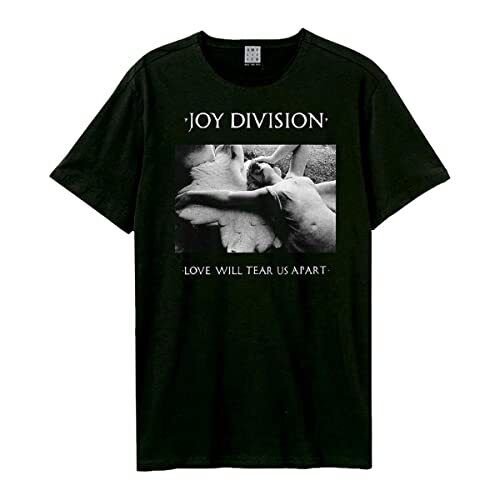 Joy Division - Love Will Tear Us Apart Amplified X Large Vintage Black T Shirt - Joy Division - Koopwaar - AMPLIFIED - 5054488688118 - 
