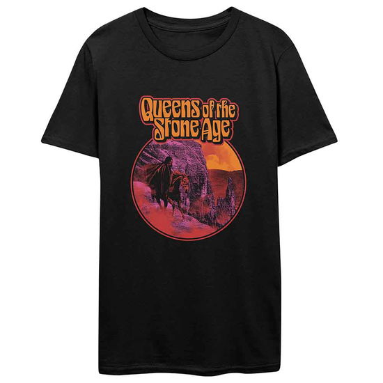 Cover for Queens Of The Stone Age · Queens Of The Stone Age Unisex T-Shirt: Hell Ride (T-shirt) [size L] [Black - Unisex edition]