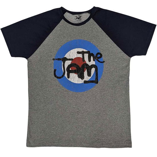 The Jam Unisex Raglan T-Shirt: Vintage Logo - Jam - The - Merchandise -  - 5056737210118 - 