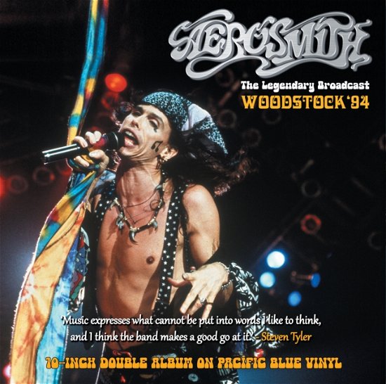 Cover for Aerosmith · Woodstock 94 (Pacific Blue Vinyl) (LP) (2024)