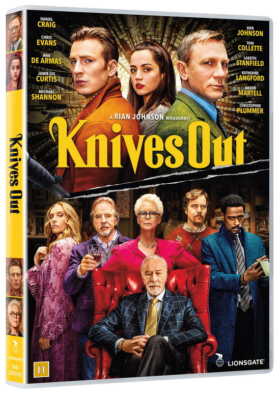 Cover for Knives out (DVD) (2020)