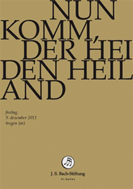 Cover for J.S. Bach-Stiftung / Lutz,Rudolf · Nun Komm, Der Heiden Heiland (DVD) (2014)