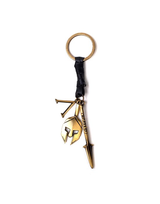 Cover for Bioworld Europe · Assassin'S Creed Odyssey - Premium Keychain With Leather &amp; Metal Charms Metal Keychains U Copper (Legetøj)