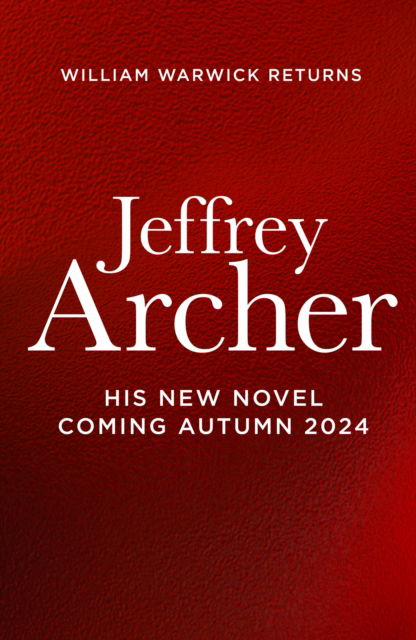 Cover for Jeffrey Archer · An Eye for an Eye - William Warwick Novels (Hardcover Book) (2024)