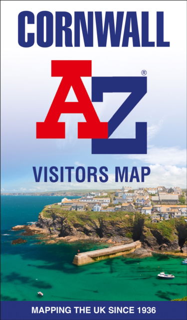 Cover for A-Z Maps · Cornwall A-Z Visitors Map (Map) (2024)