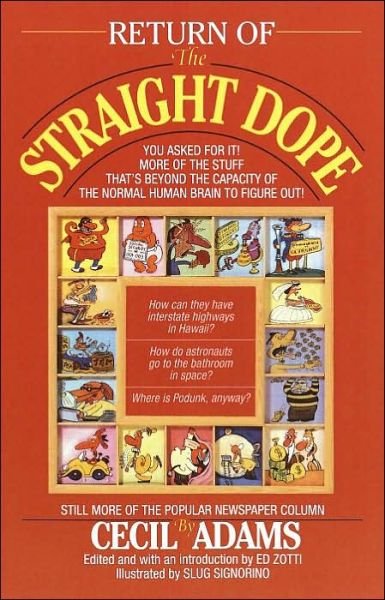 Cover for Cecil Adams · Return of the Straight Dope (Paperback Bog) (1994)