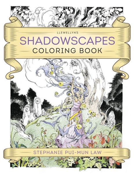 Cover for Stephanie Pui-Mun Law · Llewellyn's Shadowscapes Coloring Book (Paperback Book) (2016)