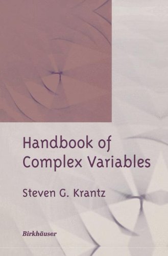 Cover for Steven G. Krantz · Handbook of Complex Variables (Gebundenes Buch) [1999 edition] (1999)