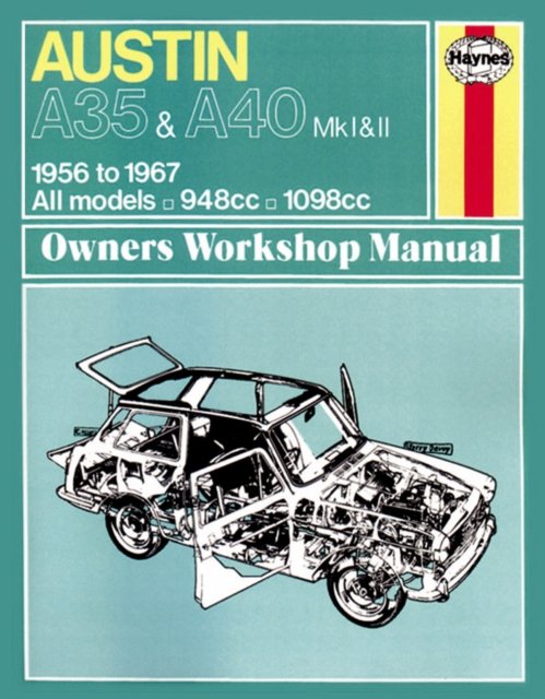 Cover for Haynes Publishing · Austin A35 &amp; A40 (1956 - 1967) Haynes Repair Manual (Paperback Bog) (2013)