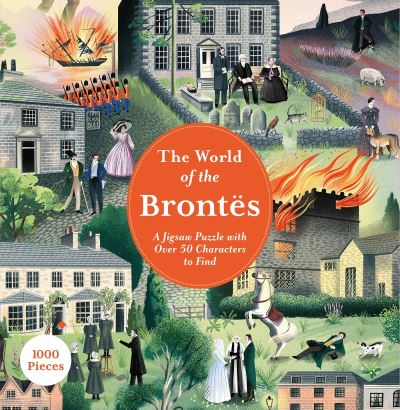 Cover for Amber Adams · The World of the Brontes: A 1000-piece Jigsaw Puzzle (GAME) (2022)