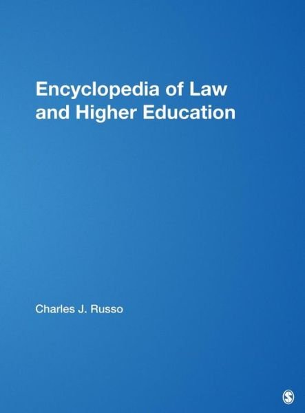 Encyclopedia of Law and Higher Education -  - Bøger - SAGE Publications Inc - 9781412981118 - 22. december 2009