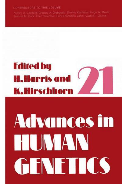 Cover for Harry Harris · Advances in Human Genetics 21 - Advances in Human Genetics (Pocketbok) [Softcover reprint of the original 1st ed. 1993 edition] (2012)