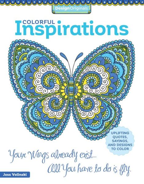 Cover for Jess Volinski · Colorful Inspirations: Uplifting Quotes, Sayings, and Designs to Color (Pocketbok) (2015)