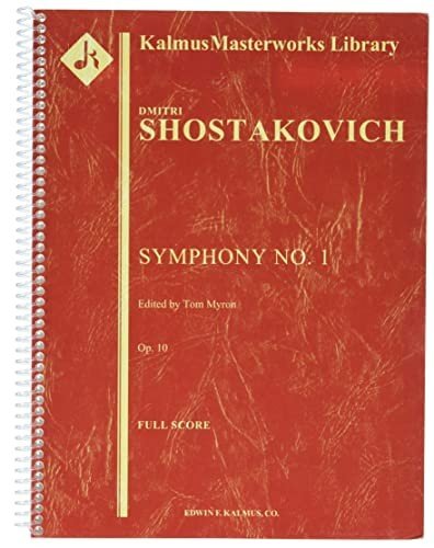 Cover for Dmitri Shostakovich · Symphony No. 1 (Paperback Book) (2022)