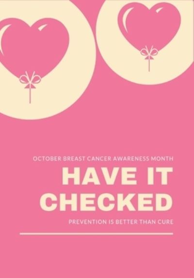 Cover for Thefeel Publishing · October Breast Cancer Awareness Month Have It Checked (Paperback Book) (2019)