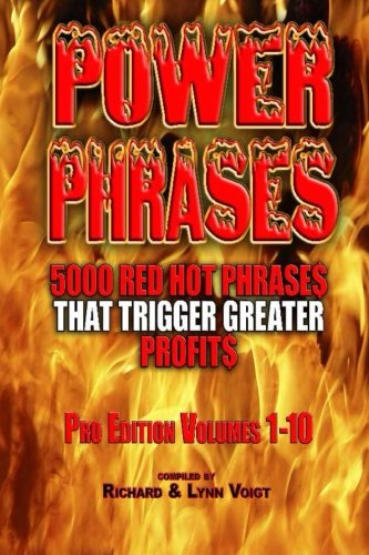 Cover for Lynn Voigt · Power Phrases Pro Edition - (Complete Series 1-10): 5000 Power Phrases That Trigger Greater Profits (Pocketbok) (2013)