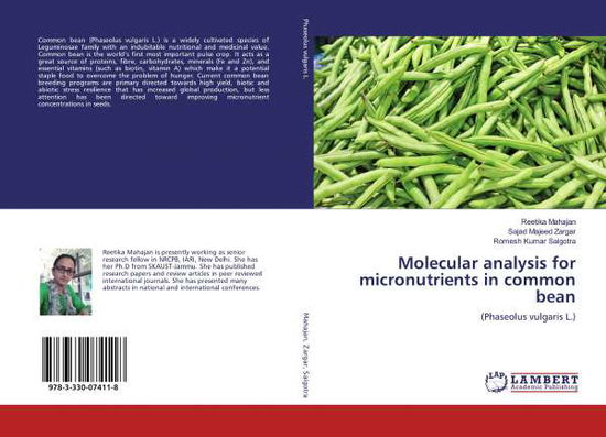 Cover for Mahajan · Molecular analysis for micronut (Book)