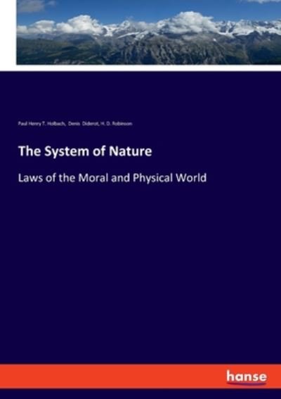 Cover for Denis Diderot · The System of Nature: Laws of the Moral and Physical World (Paperback Bog) (2020)