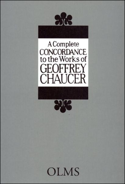 Cover for Geoffrey Chaucer · A Complete Concordance to the Works of Geoffrey Chaucer: Edited by Akio Oizumi. Vol. 16: A Lexicon of Troilus and Criseyde, vol. I: A - G With the assistance of Kunihiro Miki. (Hardcover Book) (2017)