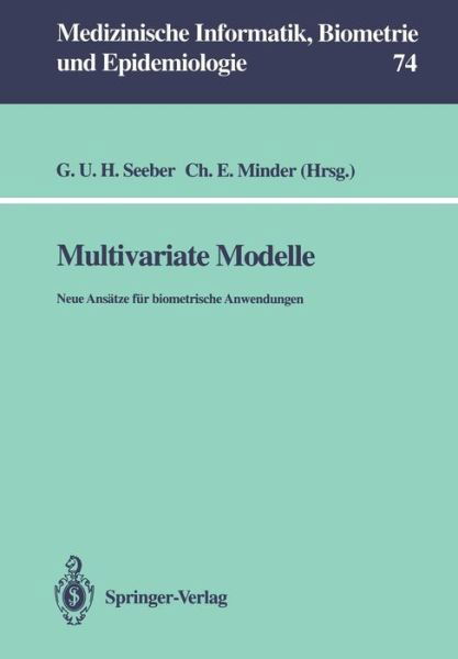 Cover for Gilg U H Seeber · Multivariate Modelle - Medizinische Informatik, Biometrie und Epidemiologie (Pocketbok) (1991)