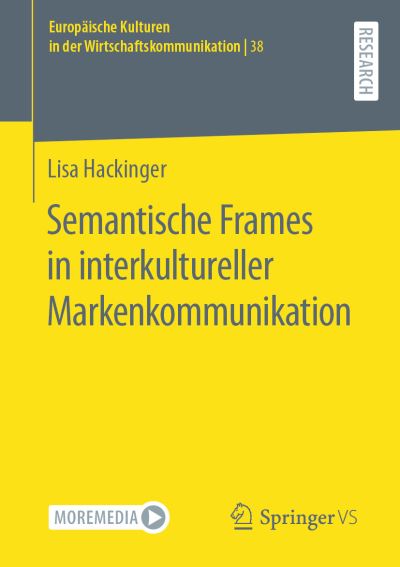 Cover for Lisa Hackinger · Semantische Frames in Interkultureller Markenkommunikation (Book) (2024)