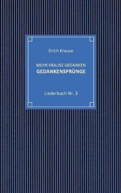 Cover for Krause · Mehr krause Gedanken - Gedankens (Bok) (2017)