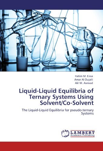 Cover for Akl M. Awwad · Liquid-liquid Equilibria of Ternary Systems Using Solvent / Co-solvent: the Liquid-liquid Equilibria for Pseudo-ternary Systems (Pocketbok) (2012)
