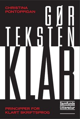 Cover for Christina Pontoppidan · Gør teksten klar (Heftet bok) [1. utgave] (2013)