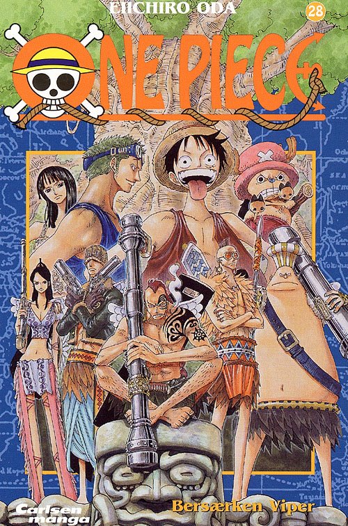 Cover for Eiichiro Oda · One Piece.¤Carlsen manga., 28: One Piece 28 - Bersærken Viper (Paperback Bog) [1. udgave] (2006)