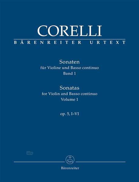 Cover for Corelli · Sonaten f.Vl+Basso con.1 BA9455 (Book)