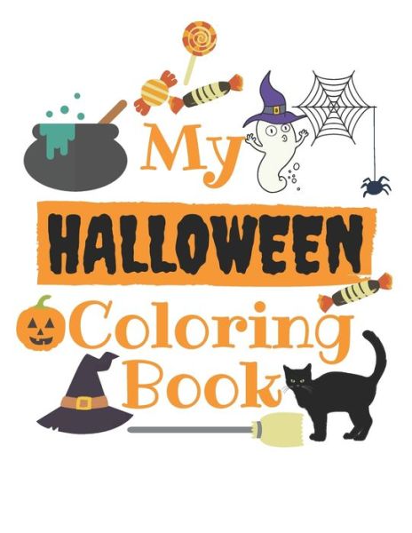 Cover for Enami Art · My halloween Coloring Book (Pocketbok) (2020)