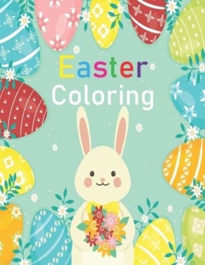 Cover for Aesthetic0t Publishing · Easter Coloring (Paperback Book) (2021)