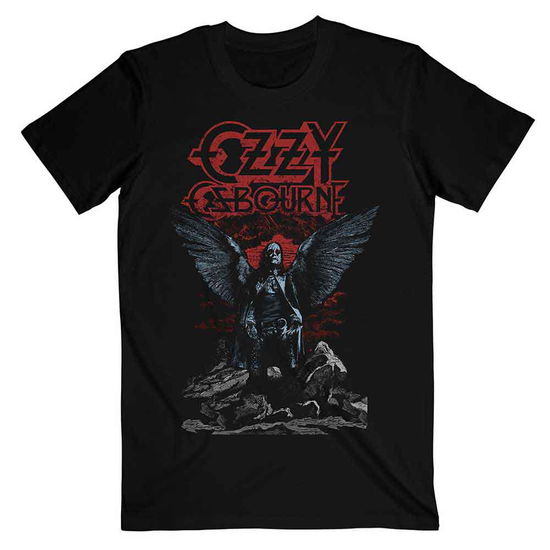 Ozzy Osbourne Unisex T-Shirt: Angel Wings - Ozzy Osbourne - Marchandise -  - 9950670435118 - 